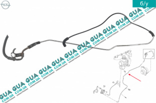 Шланг / патрубок вакуумной системы ( трубка )   