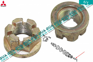 Гайка задней ступицы    