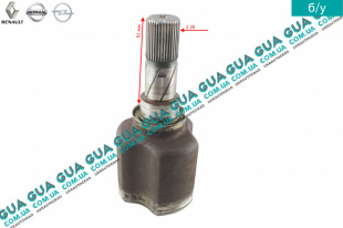 Стакан / шрус тришипа внутреннего левой полуоси Z 39 Vauxhal / ВОКСХОЛ MOVANO 2003-2010 3.0DCI (2953 куб.см.)