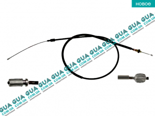 Трос ручного тормоза ( правый 1850/1410) ( ch. 08393 )   