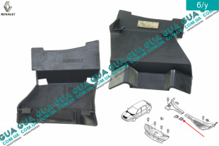 Кронштейн крепления решетки стеклоочистителя   