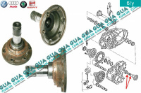 Вал с фланцем полуоси левый внутренний КПП 5-ти ступенчатой ( механической коробки переключения передач )