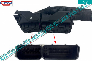 Фишка / разъем электронного блока управления двигателем ( ЭБУ / ECU ) комплект   