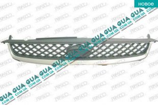 Решетка радиатора ( хромированная / серая) с 06-09  Ford / ФОРД FIESTA V 2001-2008 / ФИЕСТА 5 1.6TDCI (1560 куб.см.)
