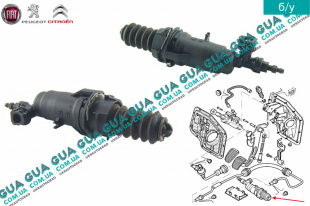 Рабочий цилиндр сцепления   