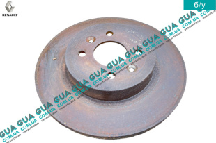 Тормозной диск задний 4X4 Renault / РЕНО CLIO II / КЛИО 2 1.9DTI (1870 куб.см.)