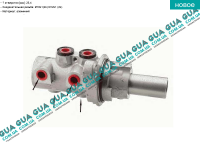 Главный тормозной цилиндр ( V 347 ) ( 25.4 мм ) ( без ABS ) Ford / ФОРД TRANSIT 2006- / ТРАНЗИТ 06- 2.2TDCI (2198 куб.см.)
