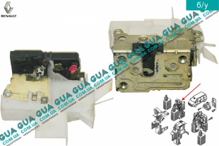 Замок двери передней правой электрический   