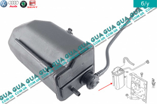 Абсорбер паров топлива (фильтр угольный )   