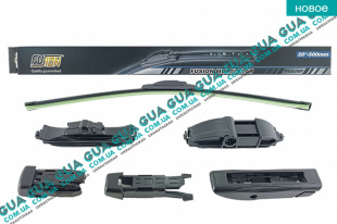 Щетка стеклоочистителя лобового стекла / поводка дворника безкаркасная Multi-flat 20" 500 мм   