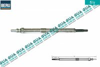 Свеча накала 11V ( накаливания ) Renault / РЕНО LAGUNA II / ЛАГУНА 2 2.2DCI (2188 куб.см.),