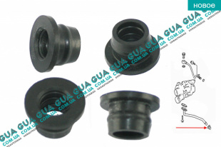 Уплотнительное кольцо / прокладка трубки  ( сальник  слив масла с турбины )   