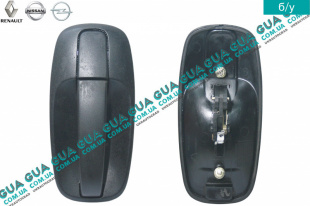 Ручка левой / правой / задней двери наружная ( под тягу )   