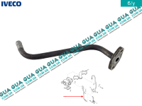 Трубка обратки масла с турбины ( слива масла ) Renault / РЕНО MASCOTT 1999-2004 / МАСКОТ 99-04 2.8 HDI (2800 куб.см.)