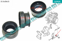 Сальник штока кулисы переключения передач передач MКПП  IB5 ( 15.5х28х15 ) 1шт.