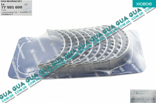 Вкладыши коленвала /  коренные ( комплект 10 шт. ) STD   