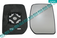 Вкладыш зеркала заднего вида правый без подогрева Ford / ФОРД TRANSIT 2006- / ТРАНЗИТ 06- 2.3 V16 (2295 куб.см.)