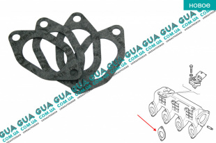 Прокладка впускного коллектора 1шт Vauxhal / ВОКСХОЛ MOVANO 1998-2003 2.5D (2499 куб.см.)