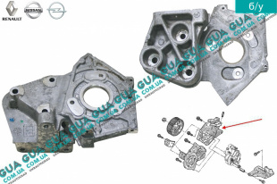 Кронштейн крепления топливного насоса високого давления / ТНВД Volvo / ВОЛЬВО S40 2000-2003 1.9DI (1870 куб.см.)