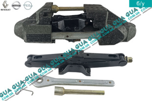 Домкрат ( MAX 1850кг ) Nissan / НИССАН INTERSTAR 1998-2010 / ИНТЭРСТАР 98-10 2.5D (2499 куб.см.)