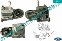 Корпус / кронштейн масляного фильтра / теплообменник / масляный охладитель / радиатор