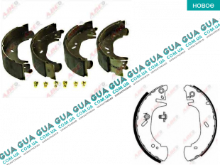 Тормозные колодки задние ( барабанные )   