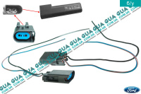 Фишка / розьем с проводами датчика температуры окружающей среды / наружного воздуха