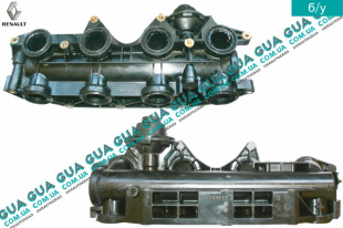 Впускной коллектор ( пластик ) Renault / РЕНО LAGUNA II / ЛАГУНА 2 2.2DCI (2188 куб.см.),