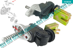 Привод включения сцепления механический ( актуатор сцепления, опорный кронштейн )   