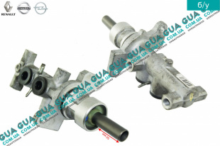 Главный тормозной цилиндр без бачка ( на 4 выхода L=50mm )   