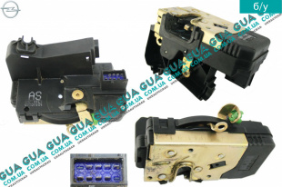 Замок передней левой двери электрический 98-   