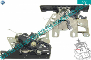 Механизм замка крышки багажника   