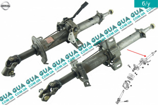 Рулевой вал ( колонка ) верхняя часть   