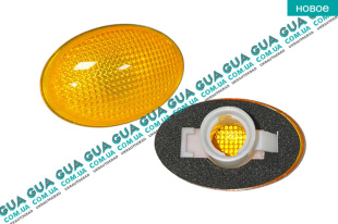 Указатель поворота боковой повторитель желтый ( поворотник )   