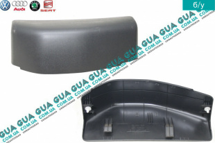 Декоративная накладка трапеции задней двери   