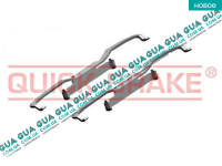 Пружина тормозного суппорта переднего 2шт. (ATE)