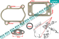 Монтажный ремкомплект для установки турбины ( сальник / прокладки ) Renault / РЕНО MASCOTT 1999-2004 / МАСКОТ 99-04 2.8 HDI (2800 куб.см.)