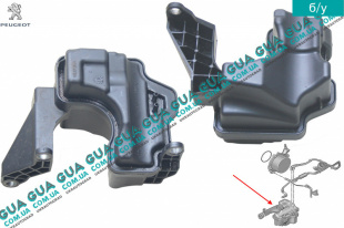 Ресивер воздушный вакуумный Peugeot / ПЕЖО 207 1.6 THPI 16V (1598 куб.см.)