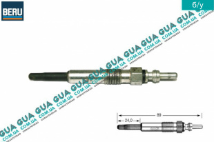 Свеча накала 11V ( накаливания )   