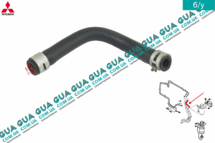 Патрубок / трубка топливной системы ( к топливному фильтру ) Mitsubishi / МИТСУБИСИ PAJERO IV 2006- / ПАДЖЕРО 4 06- 3.2DI-D (3200 куб.см.)