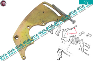 Кронштейн крепления насоса гидроусилителя руля / натяжитель ( ГУРа )   
