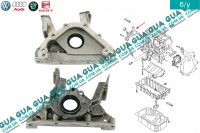 Крышка коленвала передняя  VW / ВОЛЬКС ВАГЕН TRANSPORTER V 2003- / ТРАНСПОРТЕР 5 03- 2.0TDI (1968 куб.см.)