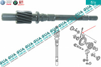 Шестерня 13Z ( зубчатое колесо спидометра ) привода датчика указателя скорости КПП Seat / СЕАТ TOLEDO I 1991-1999 1.8i (1781 куб.см.)