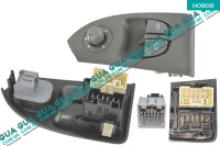 Кнопка стеклоподъемника левой двери с корректором зеркал ( блок кнопок )