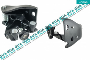 Ролик боковой правой сдвижной двери средний   