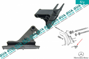 Направляющая  / успокоитель цепи ГРМ ( нижняя )   