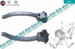 Кожух / защита проводки / накладка електропроводки задней двери   