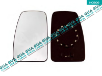 Вкладыш зеркала заднего вида правый без подогрева (выпукл.) 03-10