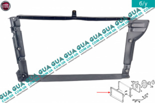Диффузор основного радиатор   