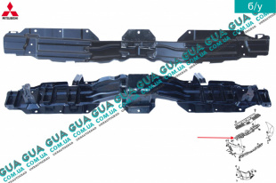 Усилитель заднего бампера Mitsubishi / МИТСУБИСИ PAJERO IV 2006- / ПАДЖЕРО 4 06- 3.2DI-D (3200 куб.см.)